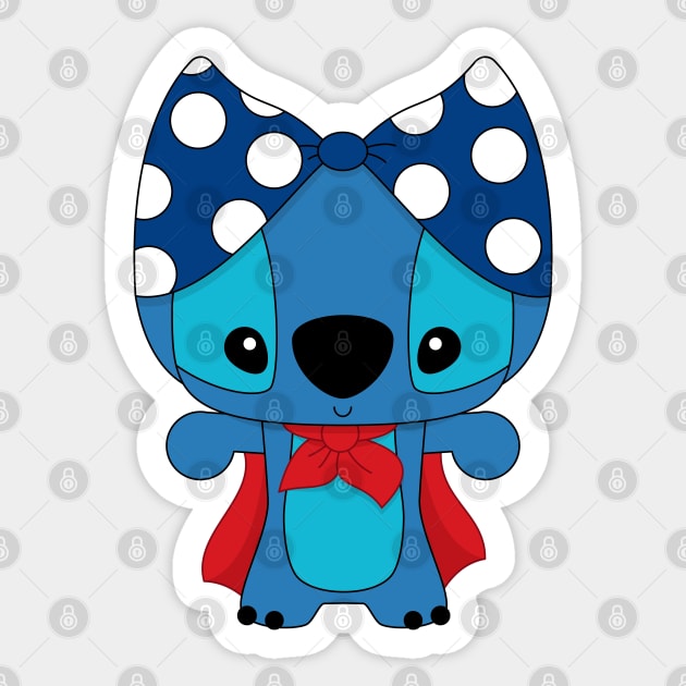 Mr Super Stitch Sticker by gravelskies